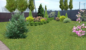 Фотовизуализация, выполненная в программе Real Time Landscaping Architect